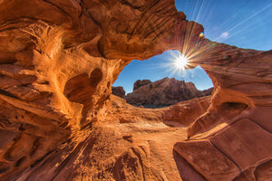 Valley of Fire, Red Rock formation landscape art
