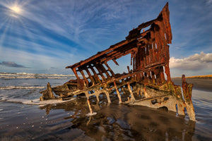 Peter Iredale Shipwreck - Beach landscape fine art